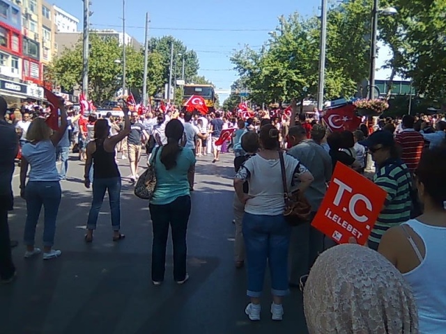 Protest na placu Taksim, foto: Wikimedia Commons, CeeGee, CC